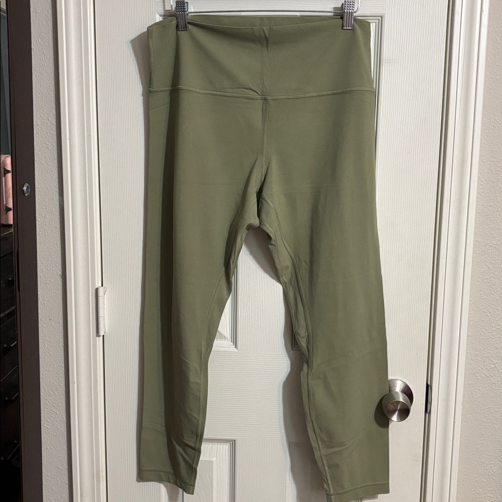 Lululemon Align Pant 25" Rosemary Green Size 14